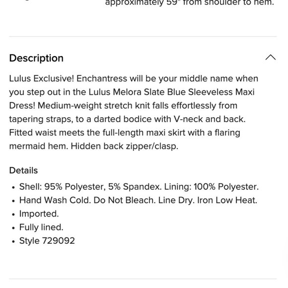 NWT Lulus Melora Slate Blue Sleeveless Maxi Dress - Picture 6 of 8